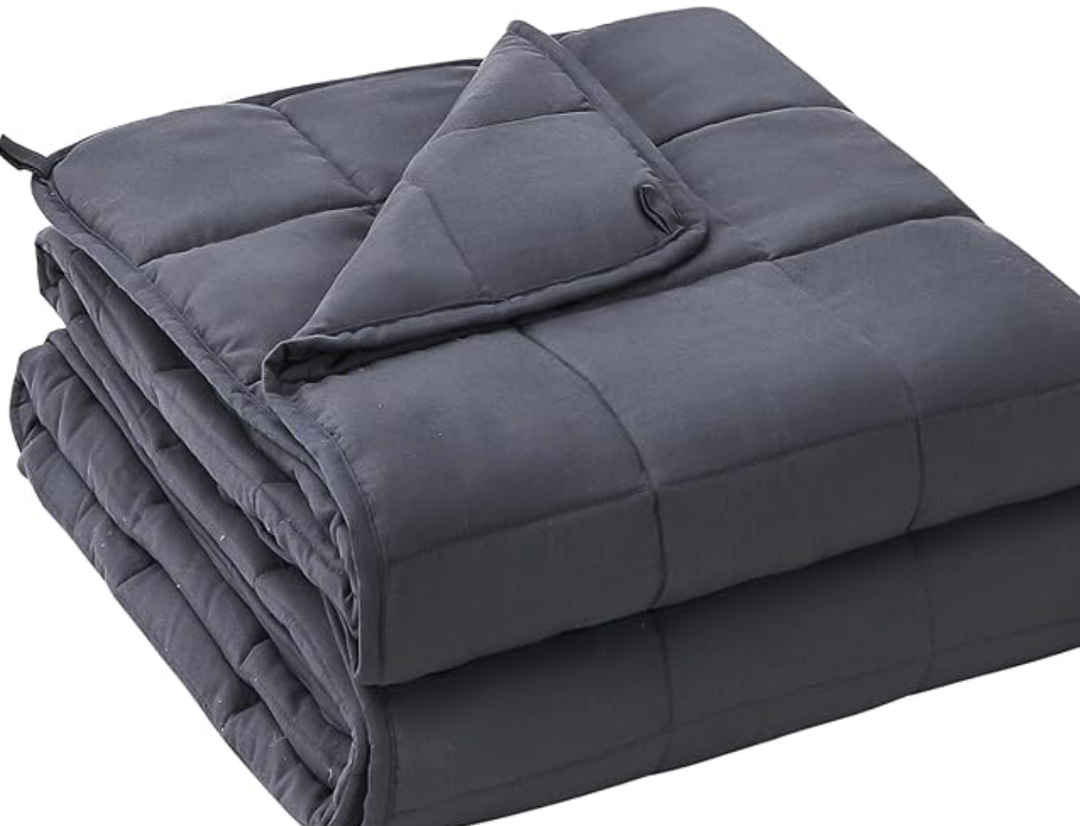 yescool Weighted Blanket for Adults (20 lbs, 60” x 80”, Grey) Cooling Heavy Blanket for Sleeping Perfect for 190210 lbs, Queen Size Breathable Blanket with Premium Glass Bead, Machine Washable