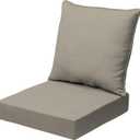Arden Outdoor Deep Seat Cushion Set, 24 in x 24 in, Weather-Proof, Rain-Proof, Fade Resistant Patio Cushion for Chair, Sofa, and Couch 