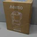 Aeitto Masticating Juicer, Juicer Machines with 5.3" Large Feed Chute,1.7L Large Capacity, 250W Whole Slow Juicer for Vegetable and Fruit, High Juice Yield, Easy to Clean with Brush, Black