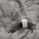 Cozy Bliss Deluxe Sheared Rabbit Faux Fur Throw Blanket, Soft Fuzzy High-Low Sculpted Plush Blanket for Couch, Cozy Home Accent, All Season Use, Grey 50"x60"