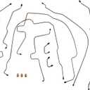 919-221 Cold Rolled Steel Brake Line Kit Replacement for 1997-2006 Jeep Wrangler TJ