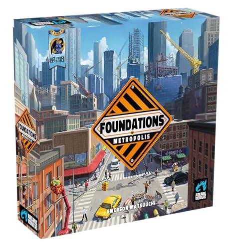 Arcane Wonders Foundations of Metropolis - Strategy Board Game - for 1 to 4 Players and Ages 14+