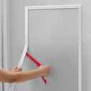 Hungbak Peel and Stick Chair Rail Panel Molding Finish Trim for Home Decoration & Wall Protection (Paintable White, 3m x 3.2cm) (9.8ft x 1.3in)
