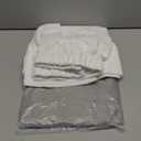 Newwiee 2 Pcs Men's Bath Towel Wrap Shower Sauna Wrap 59 x 24 Inches Waffle Adjustable Microfiber Quick Absorbent Spa Body Towel for Men Dorm Room Gym, Gift for Birthday Christmas(Gray, White)