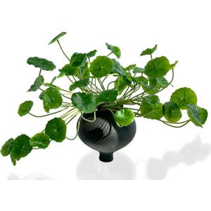3pcs Small Fake Lotus Plants with Roofs and Leaves, Faux Greenery Stems for Vase for Home Office Farmhouse Indoor Outdoor Table Decor, Bathroom Shelf, Kitchen, Dining Room, Garden Decorations