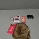 REECHO Hair Topper, Short Wiglet Hair Topper for Women with Thinning Large Coverage Synthetic Top Crown Hairpiece for Women - Dark Blonde