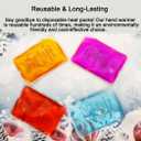 Large Reusable Heat Packs, Snap Click Hand Warmers, Long Lasting Warmth Pouch (13.59.5cm, 4 Pack)