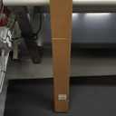 LazBlinds No Tools No Drill 1" Vinyl Mini Blinds, Cordless Blinds for Windows, Light Filtering Horizontal Window Blinds & Shades, 35 1/2" W x 64" H, White