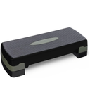 Amazon Basics Aerobic Exercise Step Platform, Adjustable Workout Stepper At Home, 27", Black/Grey