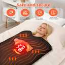 FAHKNS Infrared Sauna Blanket, Foldable Sleep Bag at Home, Portable Sauna Bag for Weight Loss and Detox, Red Light Blanket Full Body with Adjustable 30-60 Mins Timer, 95-176 , 5.8Ft X 2.6 Ft