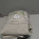 NICETOWN 100% Absolutely Blackout Linen Curtains with Thermal Insulated White Liner, Beige, W62, 2 Pieces, Noise Reducing Textured Linen Look Curtains for Windows 108 inch Length for Classroom