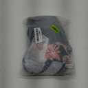 Yonique Women’s Floral Tankini Swimsuit – Size XL, Black and Coral Two-Piece Bathing Suit 