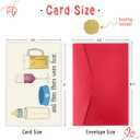 5 x Cute Funny Baby Shower Card for New Mom Dad Parents New Baby Arrival Gifts Congrats Pregnancy Card