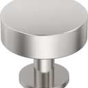 Amerock BP36864PN | Radius 1-1/4 inch (32mm) Diameter Polished Nickel Cabinet Knob | Kitchen Cabinet Hardware | Furniture Hardware | Drawer Handle
