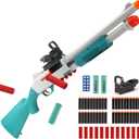 34in Soft Dart Foam Blaster, Shell Ejecting Spring for 14+ Years Old