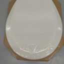 Bemis 500EC Durable Wood Toilet Seat with Easy Clean Hinges, Made in USA, Round, Biscuit