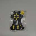 Aliglow Ice Snow Grips Over Shoe/Boot Traction Cleat Spikes Anti Slip Footwear (Small (3-5MEN/ 5-7WOMEN))