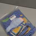 Fabric 72x43inch Yellow Jeans Cartoon Happy Birthday Backdrop Banana Balloon Flag Boy Party Decorations Kids Supplies Photo Booth Props Cake Table Banner