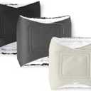 Amazon Basics Washable Highly Absorbent Male Dog Diapers, XS Size, Black, Grey, Silver, 3 Pack, 13.8" x 4.5" x 0.15"