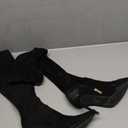 Elisabet Tang Thigh High Boots Over the Knee Boots for Women,Sexy 4.3 inch Stilettos High Heels Boots Stretch Suede Long Pointed Toe Shoes 9.5