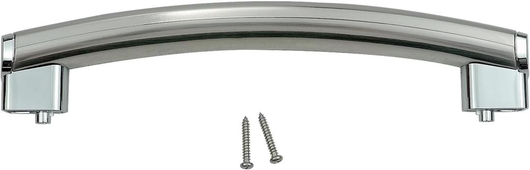 Upgraded WB15X21101 Microwave Door Handle Replacement for AP5790530 Compatible with General Electric GE Microwave JNM3163RJ1SS JNM3163RJ3SS JVM3162RJ3SS (Stainless)