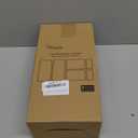 6 Pack Large Clear Plastic Drawer Organizer Trays, Acrylic Kitchen Drawer Organization and Storage Dividers, Non-Slip Storage Bins for Makeup, Kitchen Utensils, Bathroom, Jewelries and Office Desk