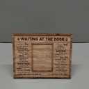 Dog Memorial Wooden Frame - Pet Photo Frame 8''x10'' with Meaningful Quote, in Loving Memory of Pup - Dog Loss Bereavement Keepsake, Wall Hanging, Table Decor - Sympathy Gifts for Pet Lover (Beige)