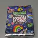 Dan&Darci Kids Rock Painting Kit - Glow in The Dark - Christmas Gifts Arts & Crafts for Boys and Girls Ages 6-12 - Craft Activities Kits - Creative Art Toys for 6, 7, 8, 9, 10, 11 & 12 Year Old Kid