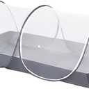 Mengersi Mosquito Net for Bed,Large Pop Up Mosquito Tent Portable Foldable Mosquito Net Bed Canopy for Bed Camping Travel Patio,Free Installation (Gray,1PC)