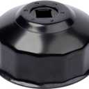 Oil Filter Wrench Fits for Polaris 65mm 14 Flute Socket, 3/8 Inch Drive Replace 2540086 2520799 2830550 5GH-13440-70 15400-RTA-003 16907-0008, Heavy-Duty Fuel Removal Tool for ATV UTV Motorcycles Cars