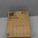 2 Pack C9 Christmas Pathway Lights Outdoor, Total 34.8 Ft 20 LED C9 Pathway Light, Waterproof Connectable Walkway Lights for Yard Ground Sidewalk Driveway Christmas Decorations (Multicolor)