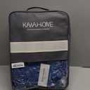 KAWAHOME Sherpa Fleece King Size Blanket for Bed - Extra Warm and Heavy Thick Blankets for Winter, Super Soft 500GSM Plush Blanket, 108" X 90" Navy Blue