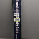 Retractable Baby Gate for Stairs & Doorways - 55" Wide Portable Safety Gate | Fits Baseboards, Easy to Use Indoor/Outdoor | Mesh Gate for Dogs, Puppies, Gray