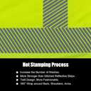 FONIRRA Safety Reflective Shirts for Men High Visibility Long Sleeve ANSI Class 3 Hi Vis Construction Work T Shirts with Hood (S)