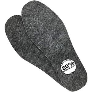Wool Felt Warm Insoles,Felt Insoles for Boots and Shoes,Wool Insoles for Men (Men's 11/Women's 12)