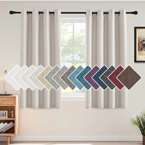 Sunblk Total Blackout. Grommet Panel. Noise Reduction, Thermal Insulation. Contains 1 Panel 52×63 in. Color Newberry Natural