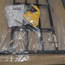 Segal S 4767 Carbon Steel Fixed 4-Bar Window Grill for Home Security and Child Safety, 21-1/4 In., Black Black (1 Set)