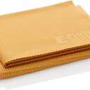 E-Cloth Microfiber Cleaning Cloth Glass Kit - Streak-Free Window & Glass Cleaning - Reusable Microfiber Towels for Cars, Windows, Mirrors & More - Tangerine Orange (1-Pack)