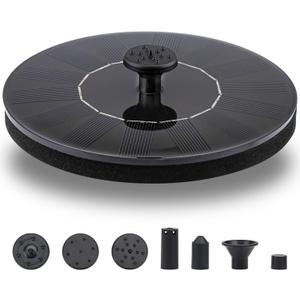 LAWOHO Solar Fountain Pump 1.5W Upgraded Submersible Solar Water Fountain Panel Kit for Bird Bath,Small Pond,Garden and Lawn