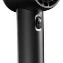 Portable Fan Rechargeable - 15000RPM High Speed Turbo Handheld Fans with Digital Display - 16H Cooling USB Battery Powered Fan - Gifts for Men & Women, Travel Essentials, Camping Gear (Black)