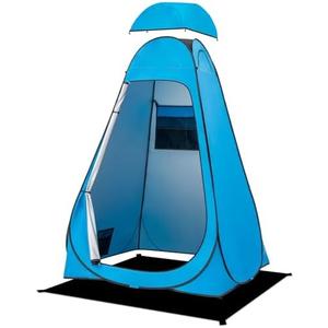 BRIAN & DANY Pop Up Shower Tent, Portable Privacy Camping Changing Tent, Camp Toilet Bathroom Pod with Rain Shelter & Windows, UPF 50+ & Waterproof, 47.2" x 47.2" x 74.8"