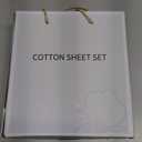 Shilucheng 100% Cotton Queen Size Sheets Set - 600 Thread CountLuxury Egyptian Cotton Bed Sheets, 5-Star Hotel Quality Sheets, Breathable & Cooling, 16 Inch Deep Pocket - 4 Piece (Dark Grey, Queen)