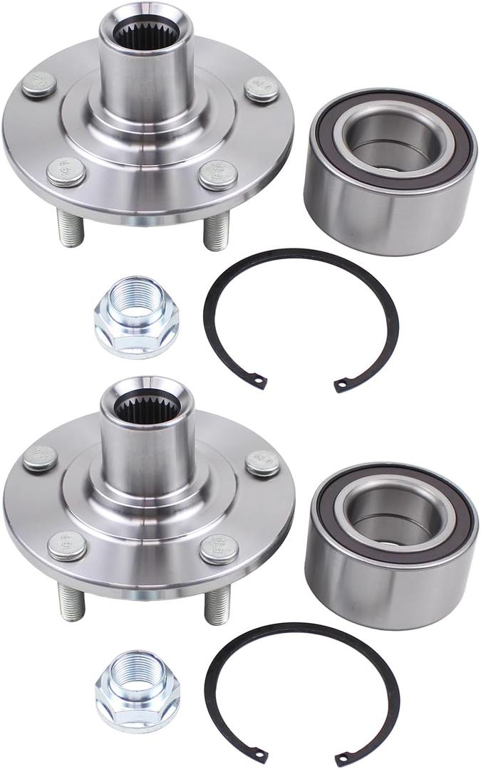 MOTOKU Front Wheel Hub Bearing Assembly for Dodge Caliber 2007-2012, Jeep Compass, Patriot 2007-2017, Mitsubishi Lancer FWD 2008-2017, Outlander 07-2020, Outlander Sport 2011-2023, Outlander PHEV
