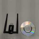 USB WiFi Adapter for Desktop PC - 1300Mbps Wi-Fi 5G 2.4G USB 3.0 Wireless Adapter with WiFi Antenna for Win11/10/7 WiFi Dongle for Desktop PC Laptop Internet Network Wi-Fi Card