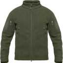 Men Jackets Warm Outdoor Stand Collar Coat Multi-Pocket Casual Hiking Camping Tops (X-Large, En8)