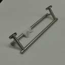 Alise Double Bath Towel Bars Towel Racks for Bathroom Lavatory,Wall Mount Towel Holder SUS304 Stainless Steel Towel Hanger Towel Rail 16 Inch,GYT6902-400-LS Brushed Nickel
