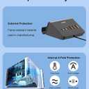 USB C Charging Station 35W, VHBW 6-Port (3 USB-C and 3 USB-A) Desktop Fast Charging Station for iPhone 14/13/12,Samsung Galaxy S23/S22/S21,etc