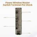 15883319 Front Driver Side Master Power Window Mirror Control Switch for 2003-2006 GMC Sierra Chevy Silverado Avalanche Suburban Tahoe Escalade Yukon Cadillac Hummer H2 Replace OE 920-022 15112971