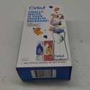 Cirkul 22oz. BPA-Free Plastic Water Bottle Starter Kit with Blue Lid, 2 Flavor Cartridges (1 LifeSip Fruit Punch, 1 FitSip Mixed Berry) Zero Calories and No Sugar