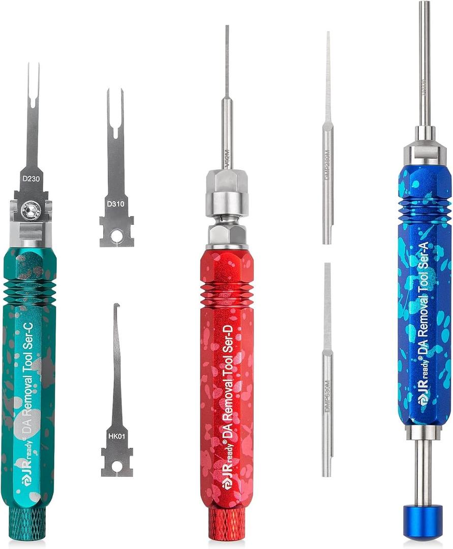 JRready ST5266 Electrical Pin Removal Tool Kit for AMP/Metri Pack/Weather Pack Series Connector, Car Repair Pin Extractor Tool for Electrical Harness terminals and Connectors